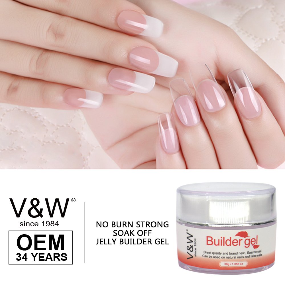 No Burn Strong Soak Off Jelly Builder Gel Uv Led Polish V W No Burn Strong Soak Off Jelly Builder Gel Extend Uv Led Nail Polish
